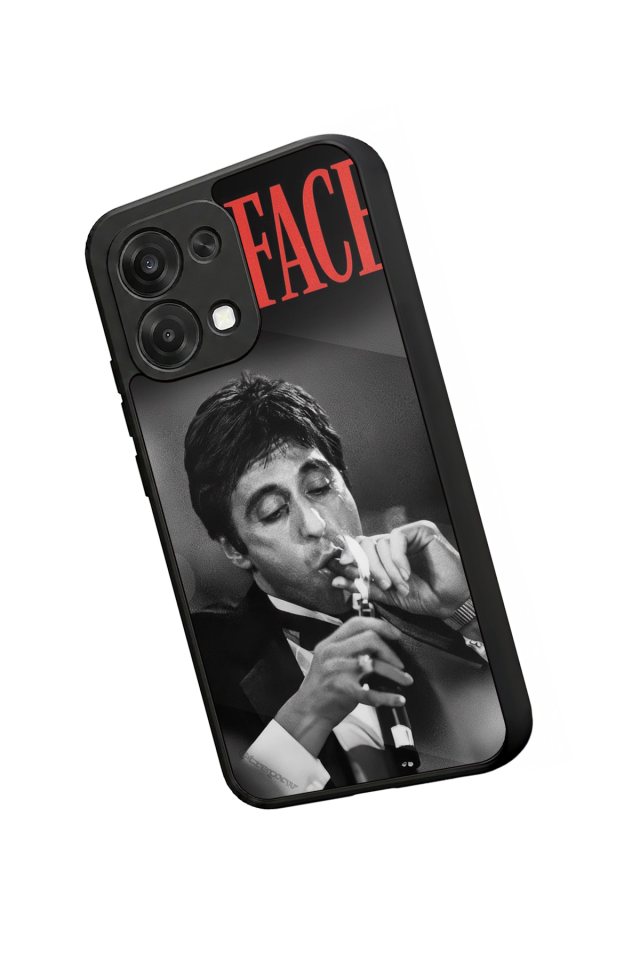 Oppo A6 Pro Uyumlu Scarface Tasarımlı Glossy Premium Kılıf