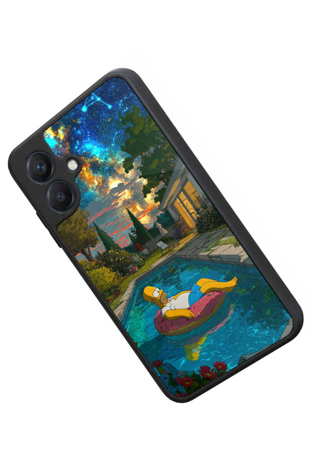 Samsung Galaxy A07 Uyumlu The Simpsons Tasarımlı Glossy Premium Kılıf
