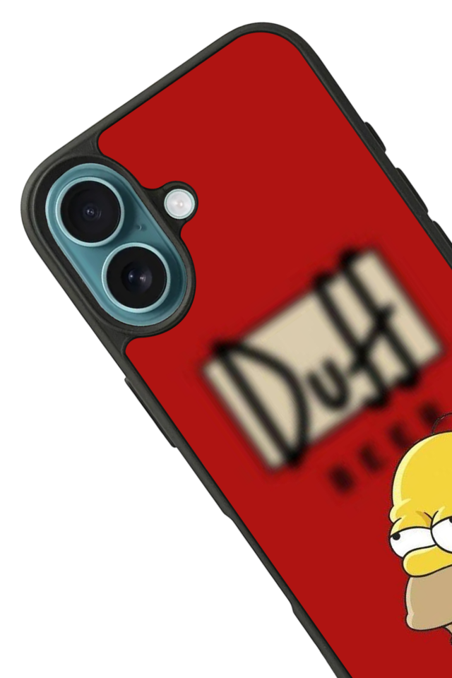 iPhone 16 Uyumlu The Simpsons Tasarımlı Glossy Premium Kılıf