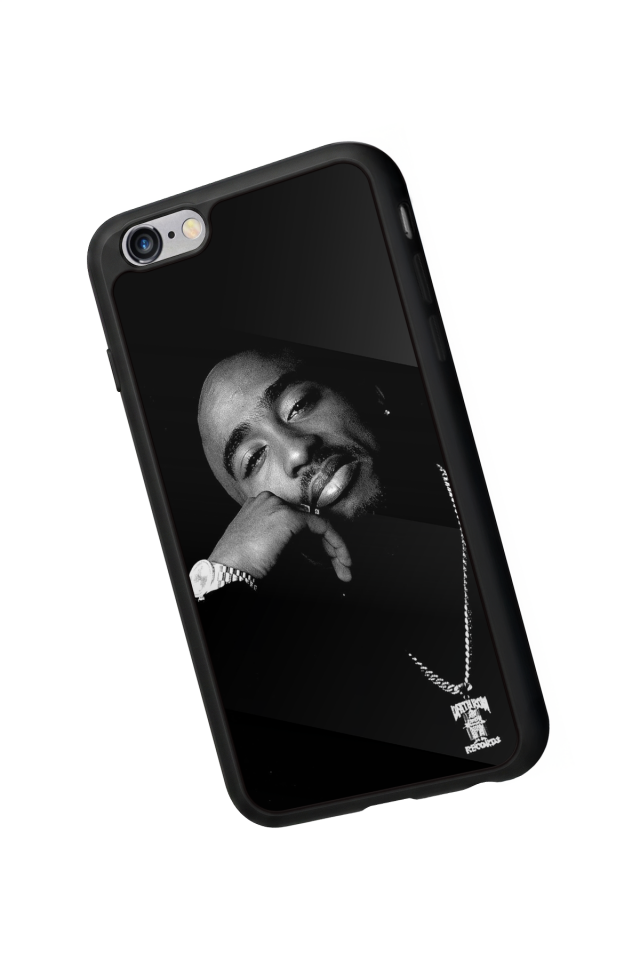 iPhone 6s Plus Uyumlu Tupac Tasarımlı Glossy Premium Kılıf