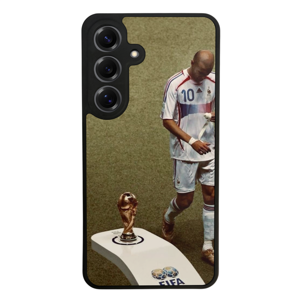 Samsung Galaxy S25 Uyumlu Zidane Tasarımlı Glossy Premium Kılıf