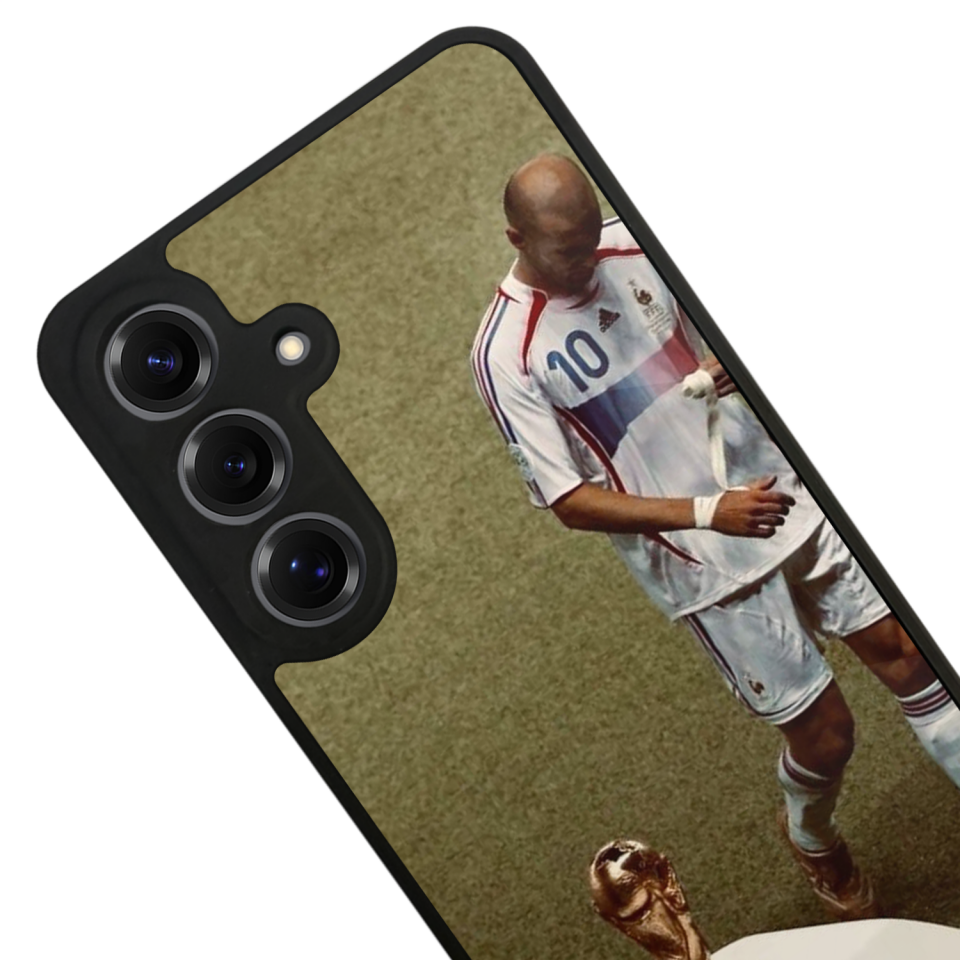 Samsung Galaxy S25 Uyumlu Zidane Tasarımlı Glossy Premium Kılıf