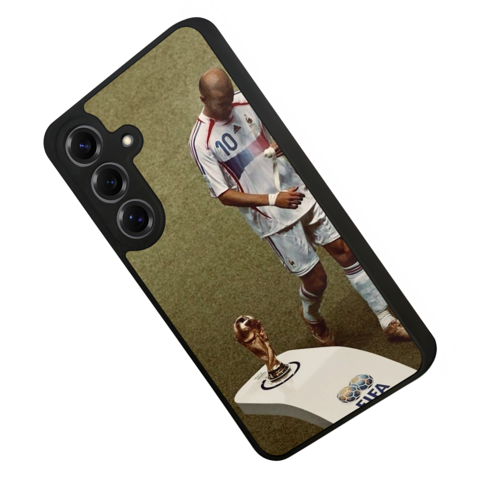 Samsung Galaxy S25 Uyumlu Zidane Tasarımlı Glossy Premium Kılıf