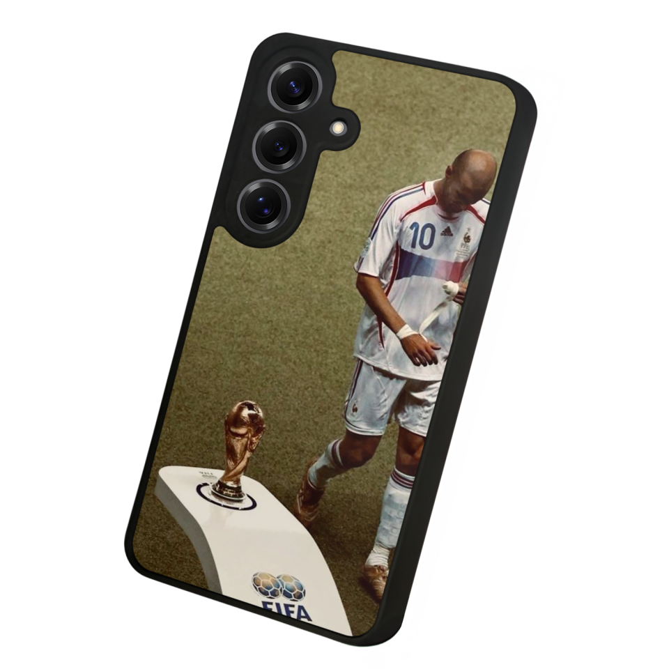 Samsung Galaxy S25 Uyumlu Zidane Tasarımlı Glossy Premium Kılıf