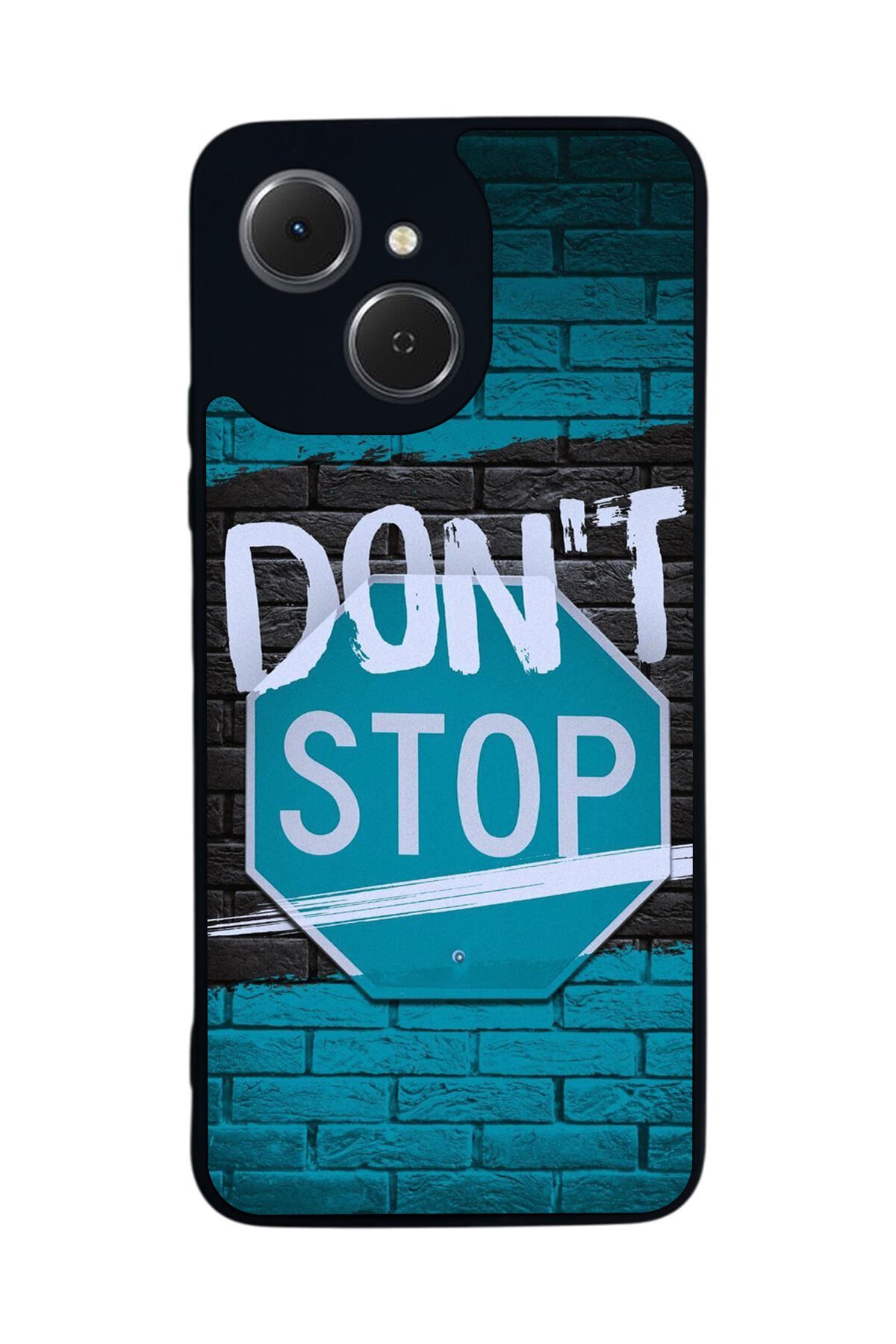 Tecno Spark 40C Uyumlu Dont Stop Tasarımlı Glossy Premium Kılıf