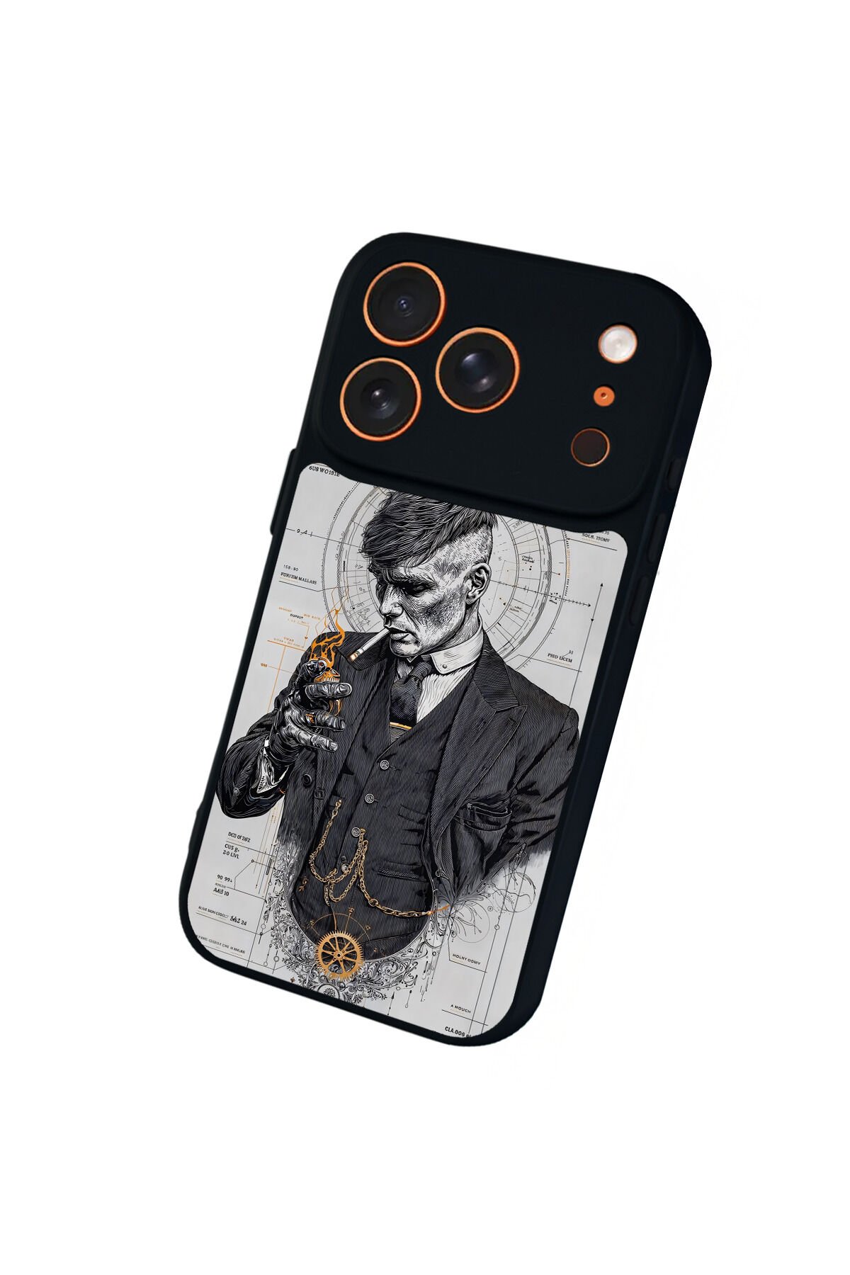 iPhone 17 Pro Max Uyumlu Peaky Blinders Tasarımlı Glossy Premium Kılıf