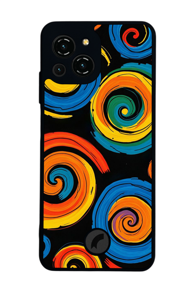 Reeder S23 Pro Max Uyumlu Abstract Tasarımlı Glossy Premium Kılıf