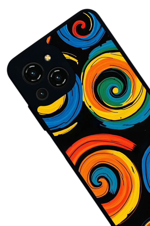 Reeder S23 Pro Max Uyumlu Abstract Tasarımlı Glossy Premium Kılıf