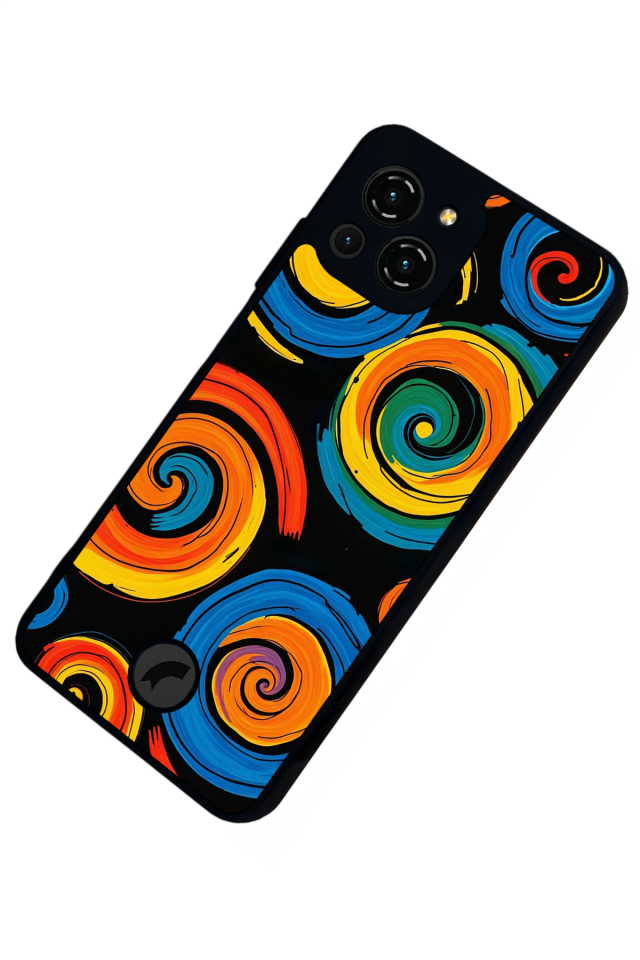 Reeder S23 Pro Max Uyumlu Abstract Tasarımlı Glossy Premium Kılıf