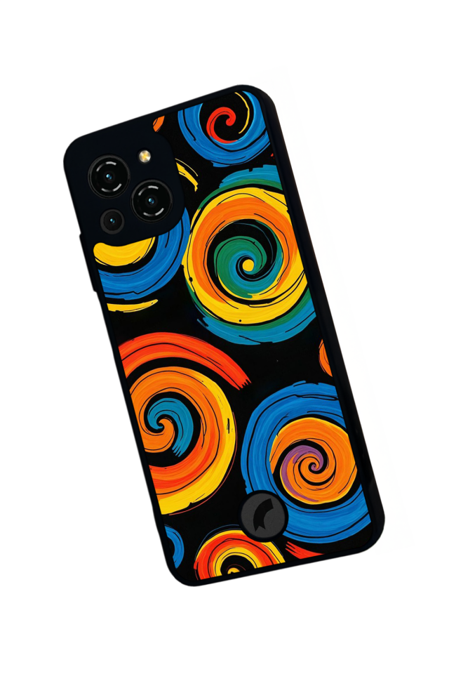 Reeder S23 Pro Max Uyumlu Abstract Tasarımlı Glossy Premium Kılıf