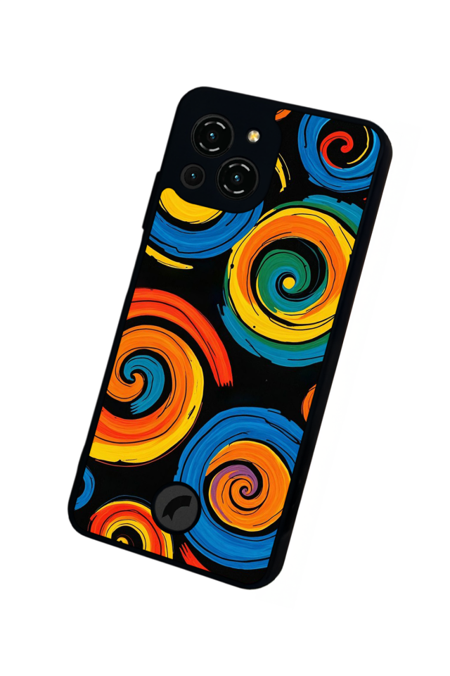 Reeder S23 Pro Max Uyumlu Abstract Tasarımlı Glossy Premium Kılıf