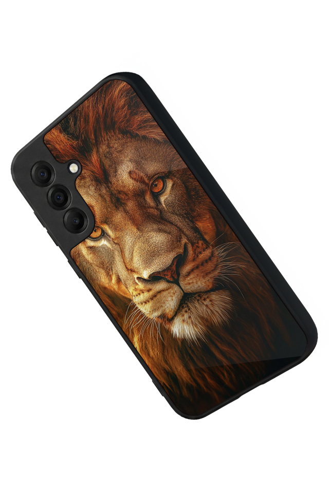 Samsung Galaxy A17 Uyumlu Aslan Tasarımlı Glossy Premium Kılıf