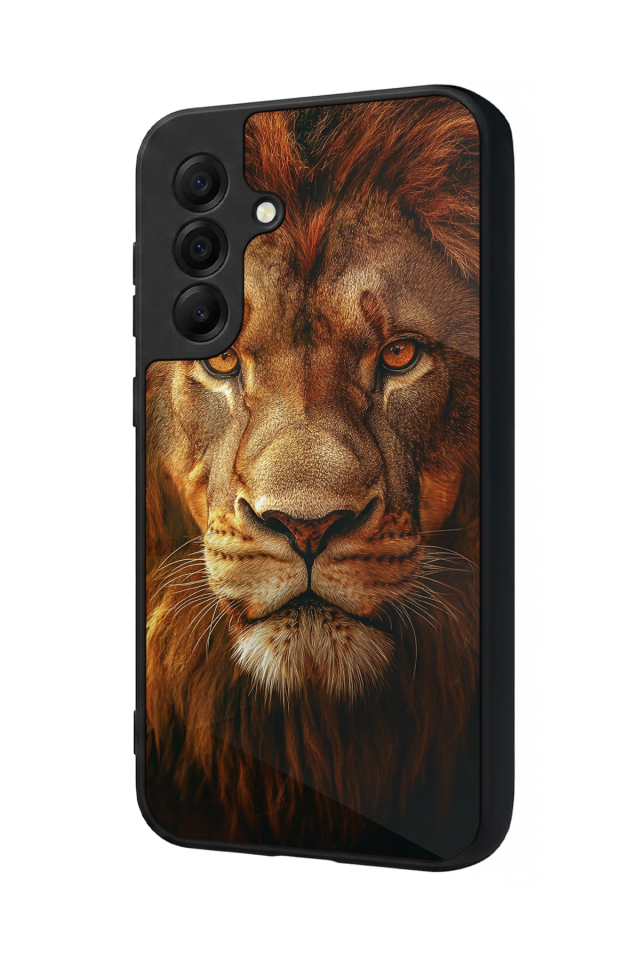 Samsung Galaxy A17 Uyumlu Aslan Tasarımlı Glossy Premium Kılıf