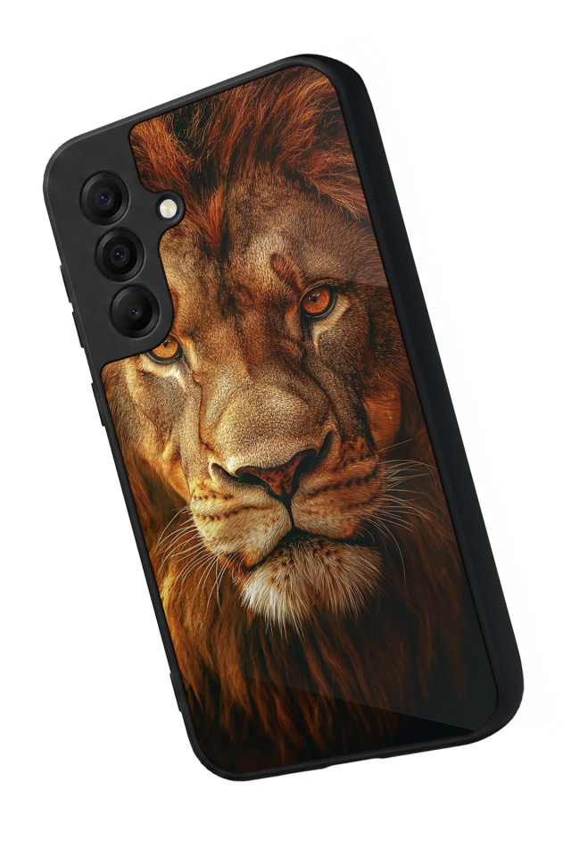 Samsung Galaxy A17 Uyumlu Aslan Tasarımlı Glossy Premium Kılıf