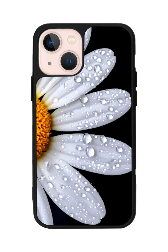 iPhone 14 Plus Uyumlu Cicek Tasarımlı Glossy Premium Kılıf