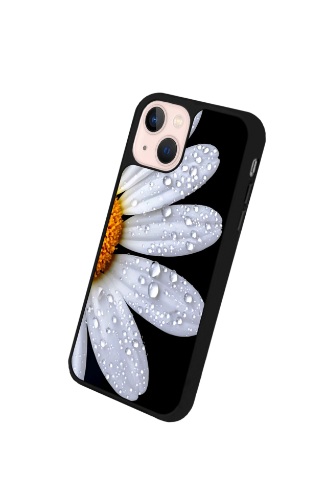 iPhone 14 Plus Uyumlu Cicek Tasarımlı Glossy Premium Kılıf
