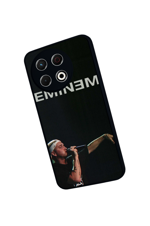 Tecno Spark 30 Pro Uyumlu Eminem Tasarımlı Glossy Premium Kılıf