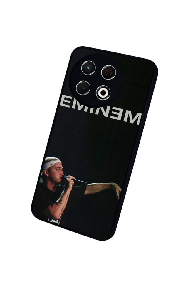 Tecno Spark 30 Pro Uyumlu Eminem Tasarımlı Glossy Premium Kılıf