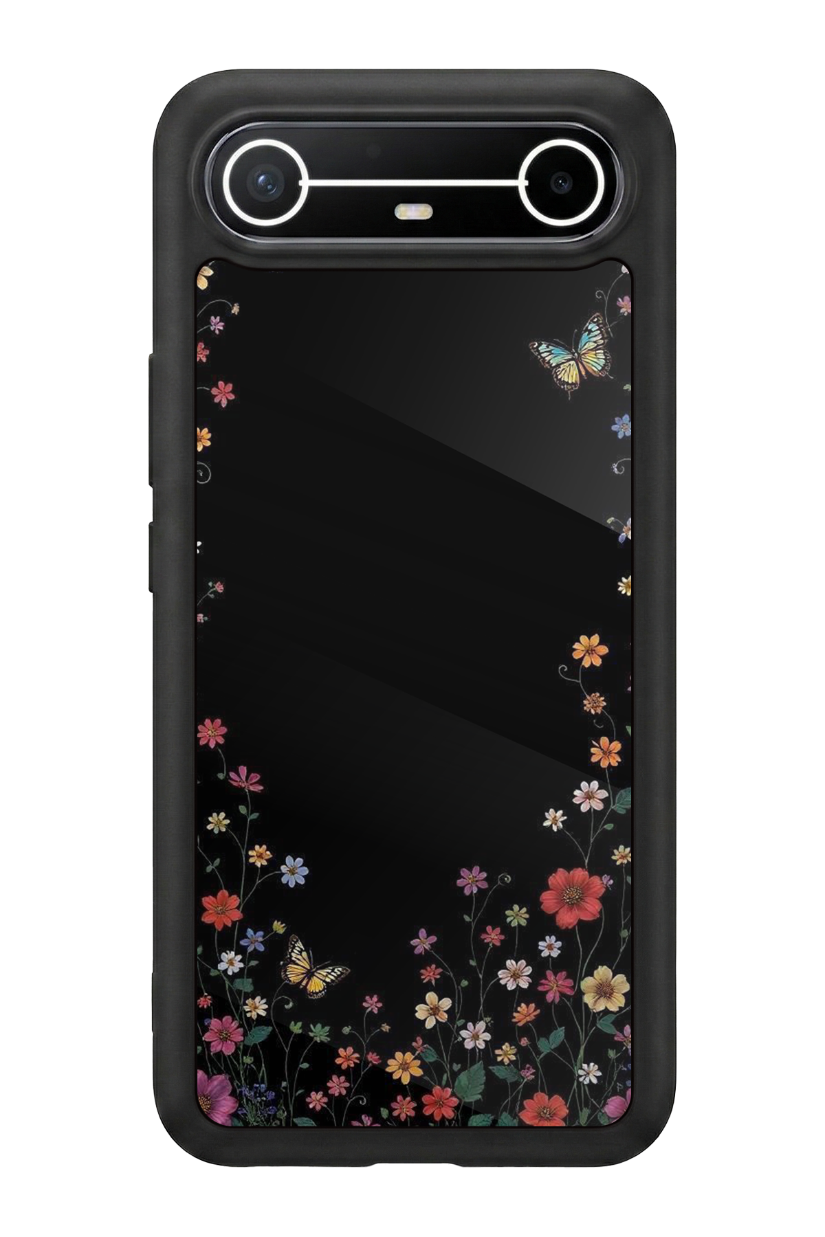Tecno Spark Slim 5G Uyumlu Floral Tasarımlı Glossy Premium Kılıf