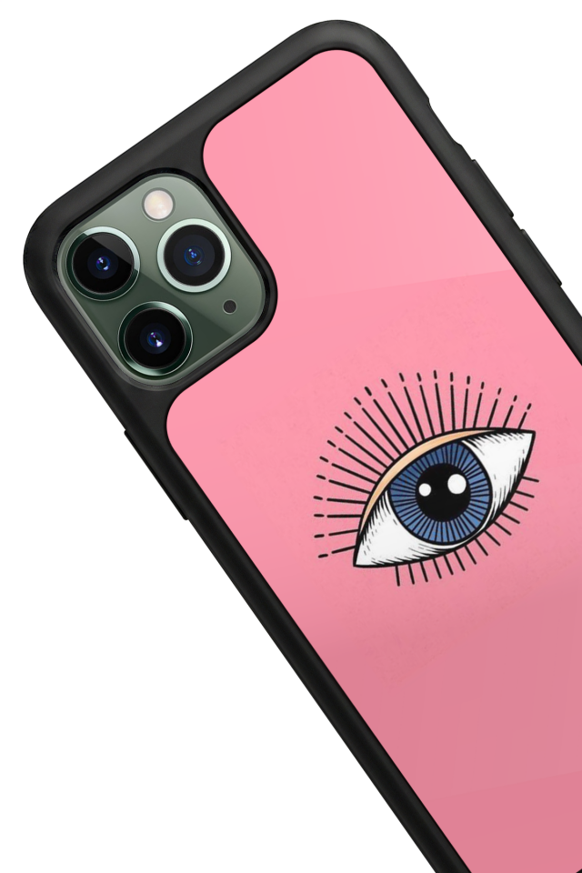 iPhone 11 Pro Uyumlu Göz Tasarımlı Glossy Premium Kılıf