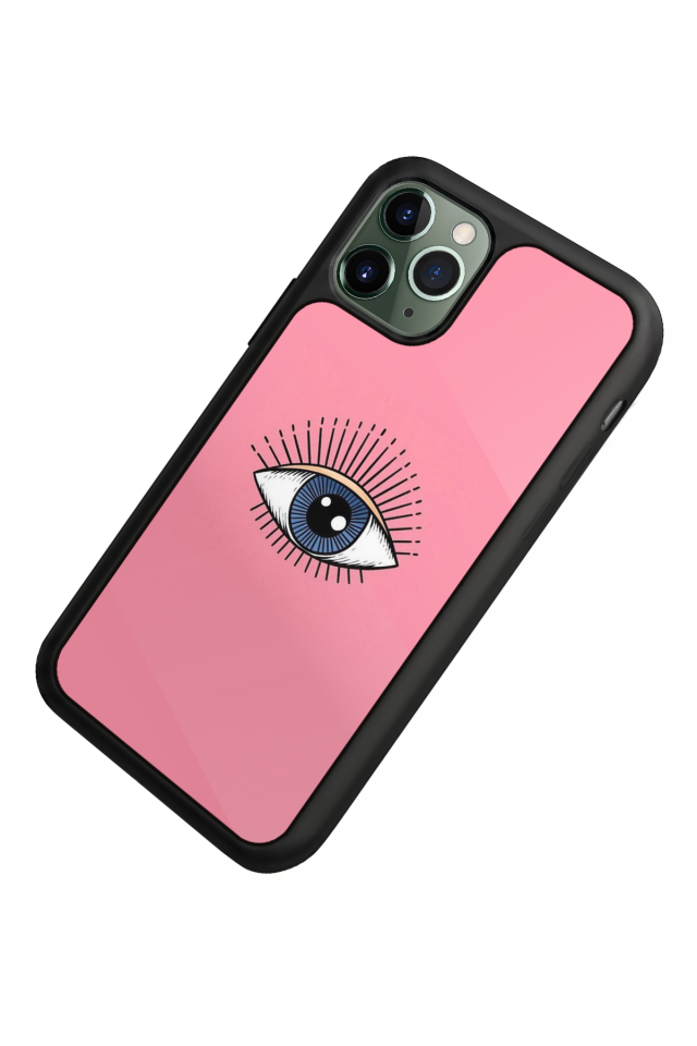 iPhone 11 Pro Uyumlu Göz Tasarımlı Glossy Premium Kılıf