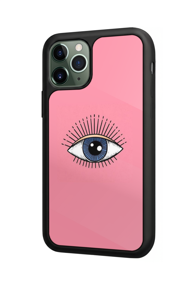 iPhone 11 Pro Uyumlu Göz Tasarımlı Glossy Premium Kılıf