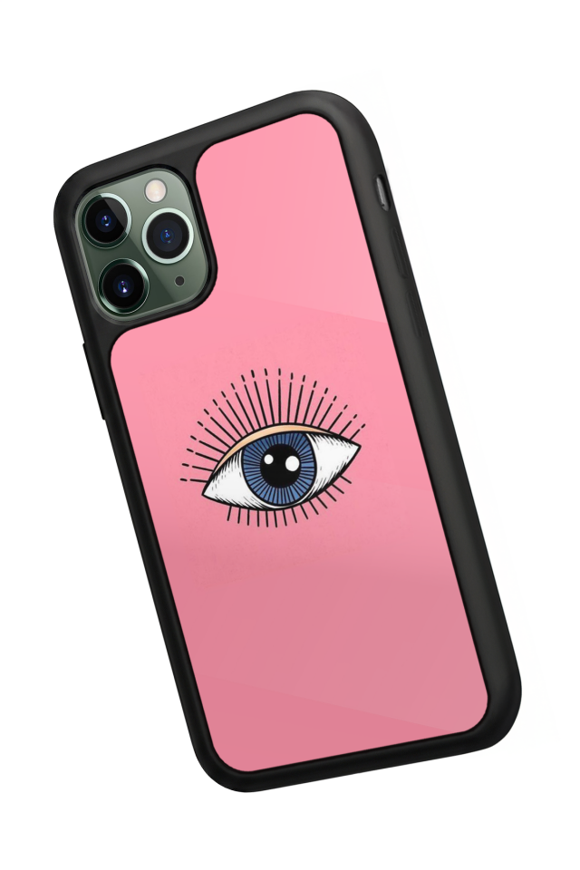 iPhone 11 Pro Uyumlu Göz Tasarımlı Glossy Premium Kılıf