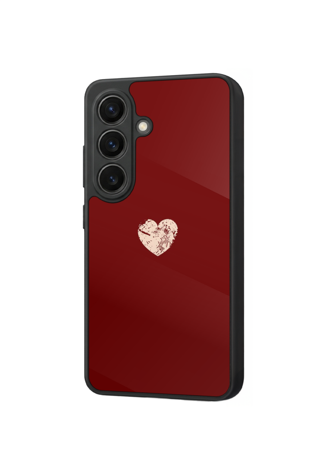 Samsung Galaxy S26 Uyumlu Kalp Love Tasarımlı Glossy Premium Kılıf