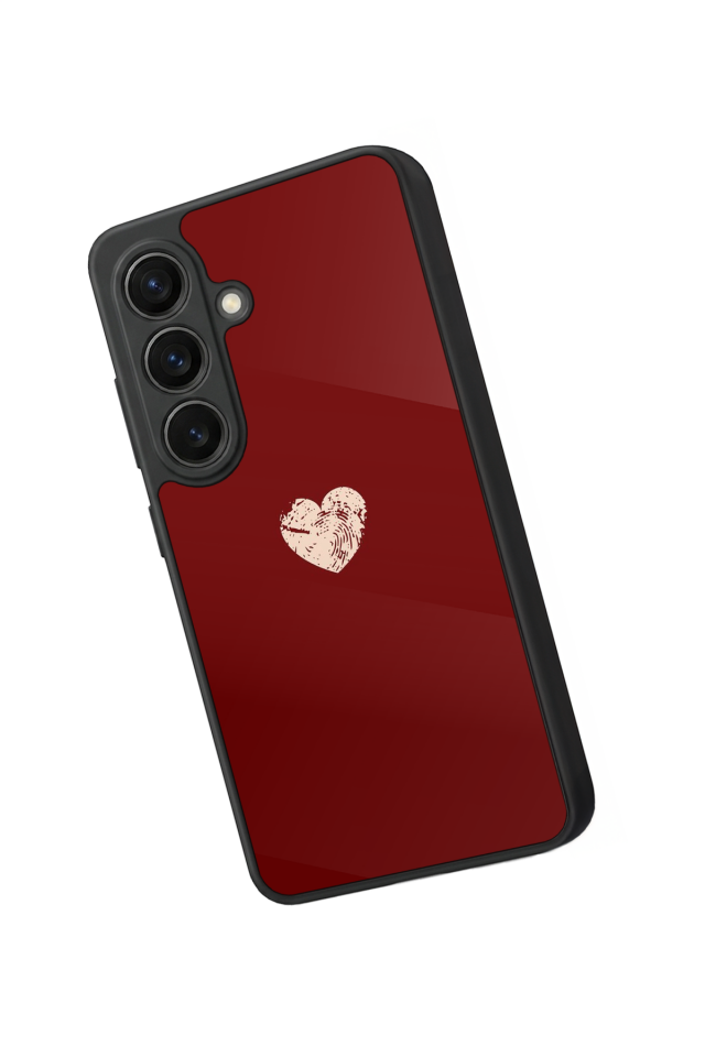Samsung Galaxy S26 Uyumlu Kalp Love Tasarımlı Glossy Premium Kılıf