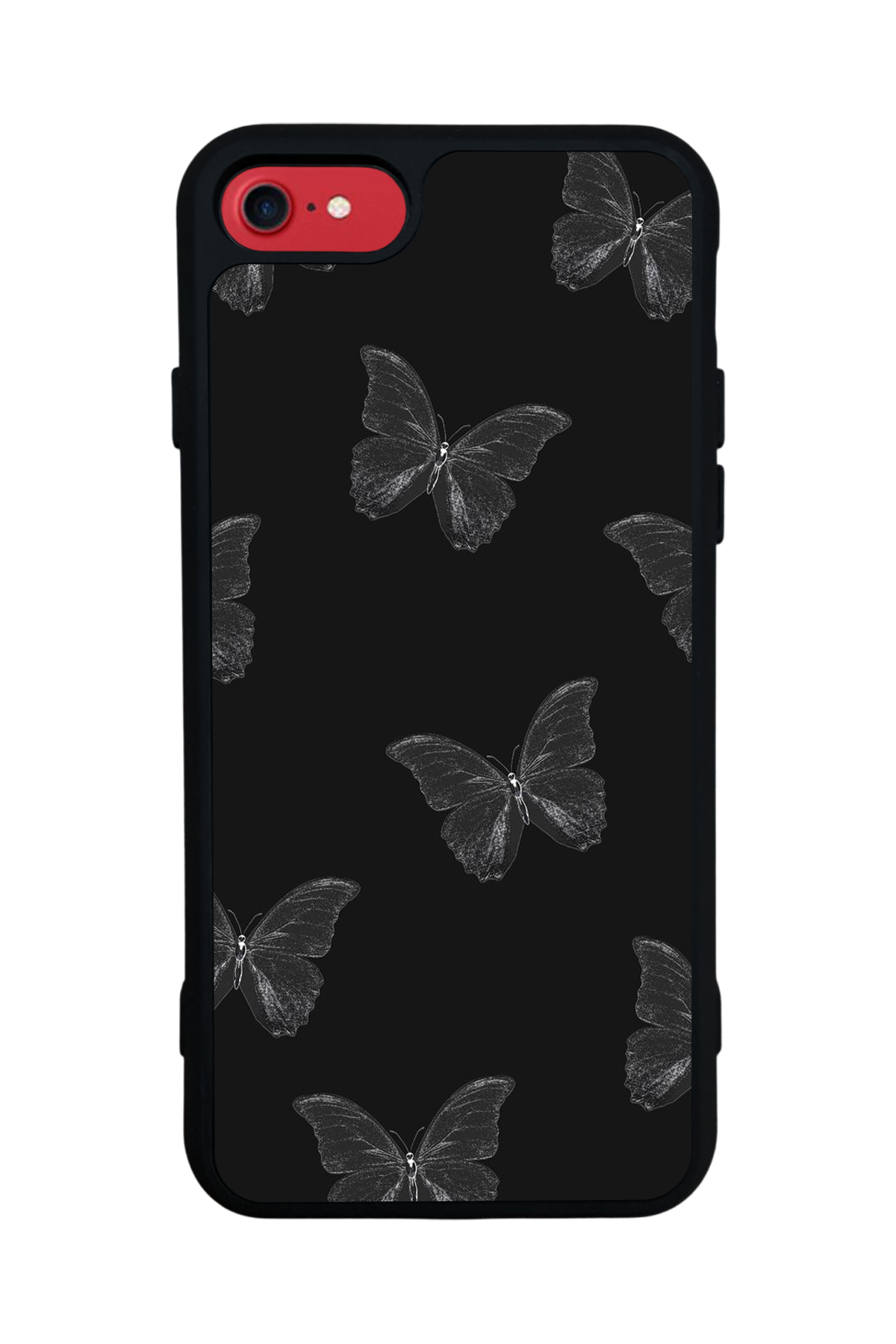 iPhone 7 Uyumlu Kelebek Tasarımlı Glossy Premium Kılıf