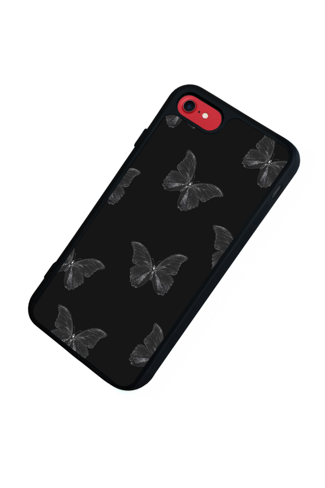iPhone 7 Uyumlu Kelebek Tasarımlı Glossy Premium Kılıf