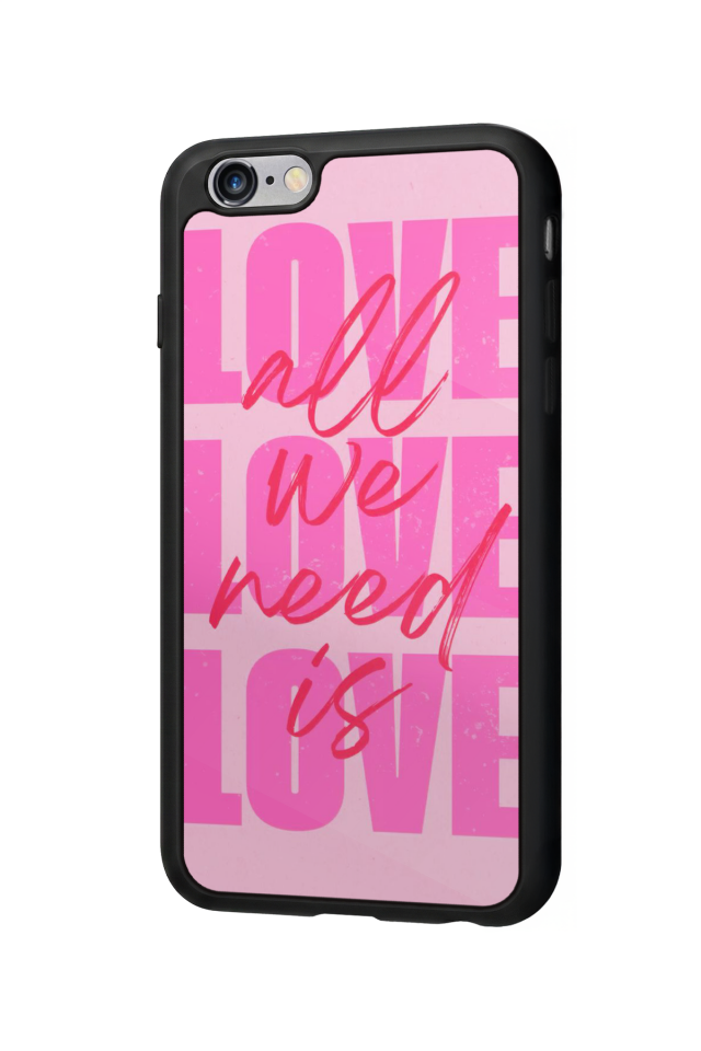 iPhone 6 Plus Uyumlu Love Tasarımlı Glossy Premium Kılıf