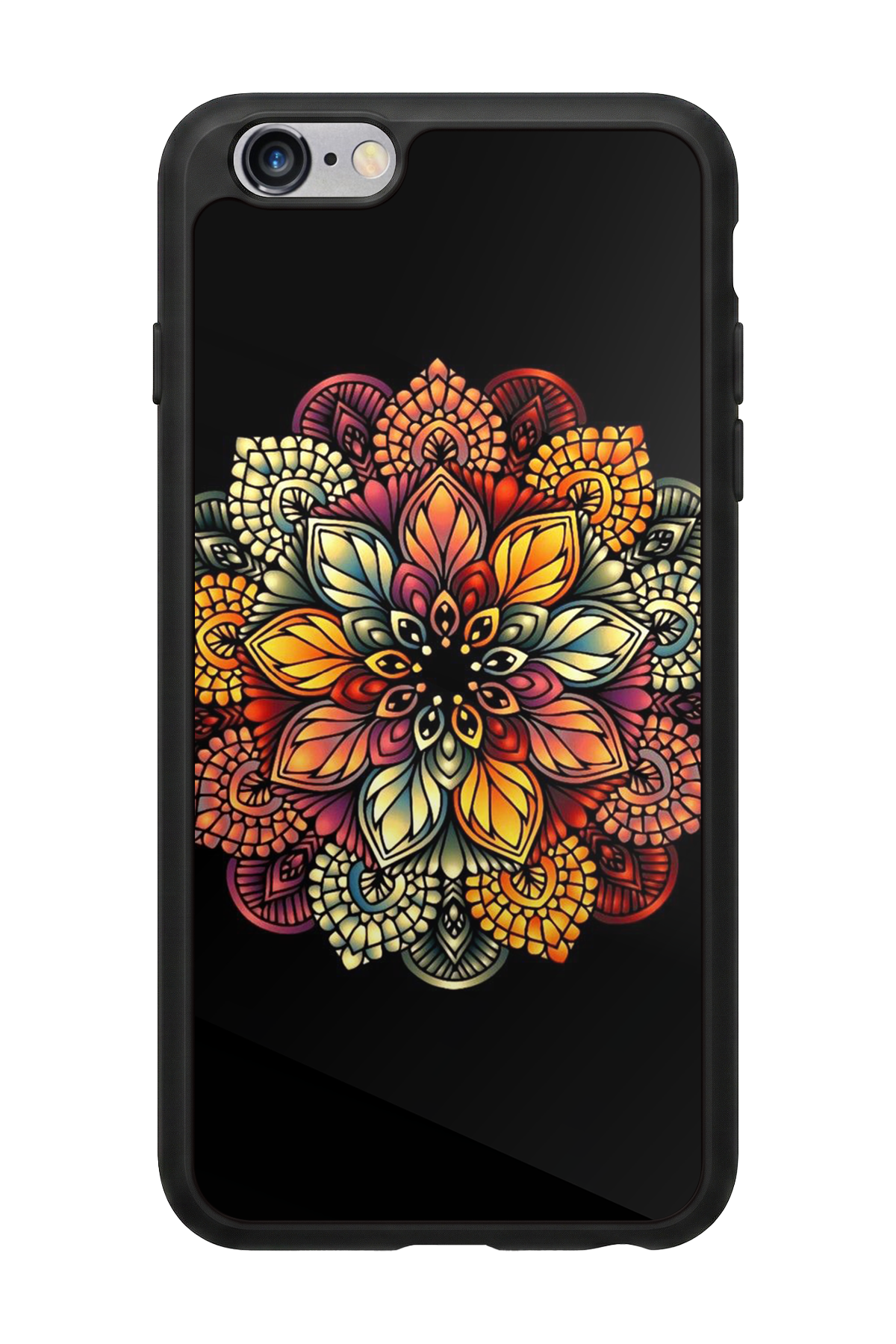 iPhone 6 Plus Uyumlu Mandala Tasarımlı Glossy Premium Kılıf