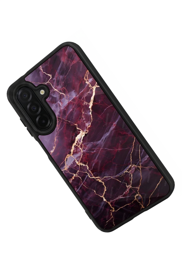 Samsung Galaxy A36 Uyumlu Mermer Marble Tasarımlı Glossy Premium Kılıf