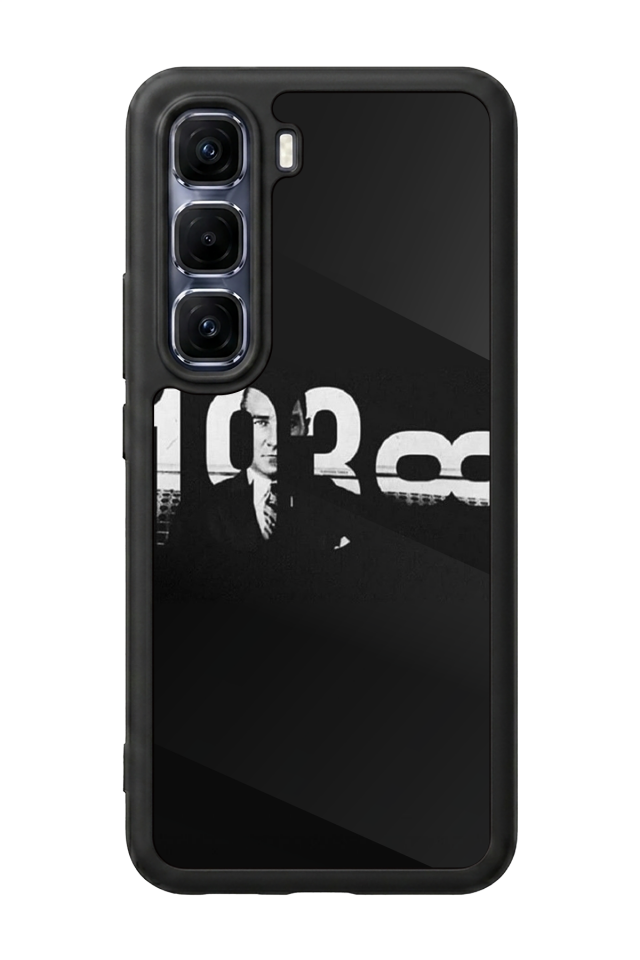 Infinix Hot 60 Pro Plus Uyumlu Mustafa Kemal Ataturk Tasarımlı Glossy Premium Kılıf