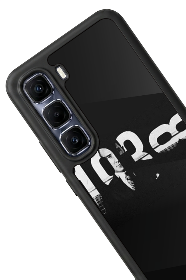 Infinix Hot 60 Pro Plus Uyumlu Mustafa Kemal Ataturk Tasarımlı Glossy Premium Kılıf