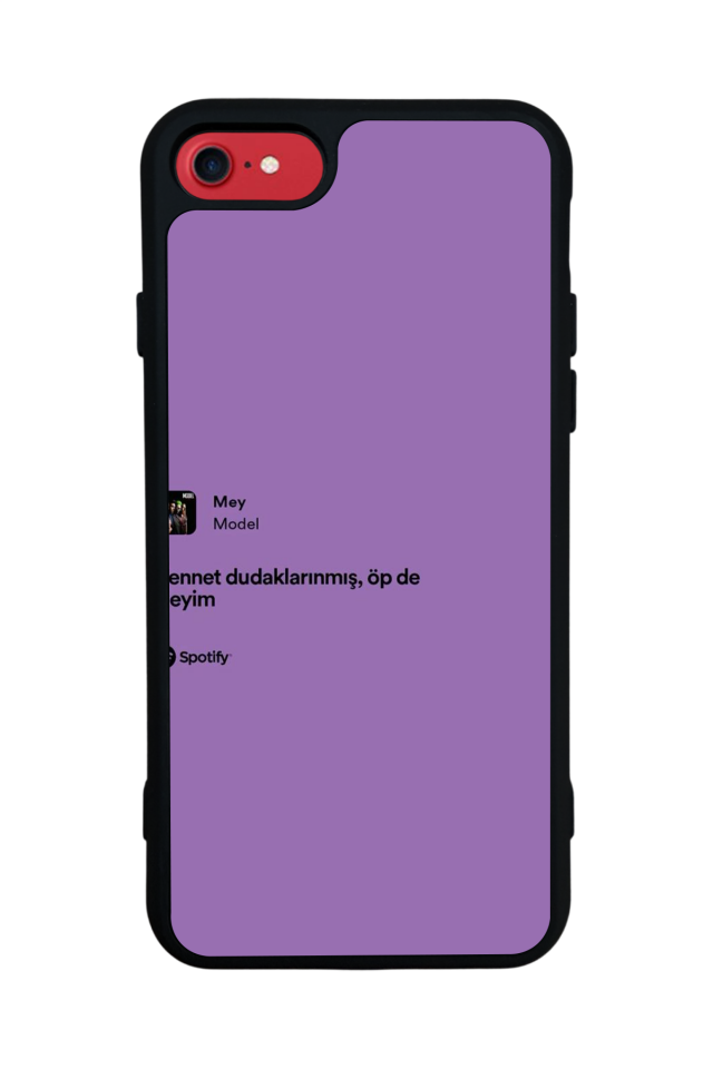 iPhone SE Uyumlu Sarki Sozleri Tasarımlı Glossy Premium Kılıf