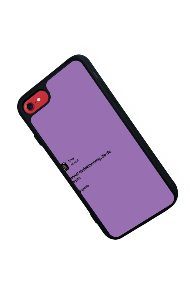 iPhone SE Uyumlu Sarki Sozleri Tasarımlı Glossy Premium Kılıf