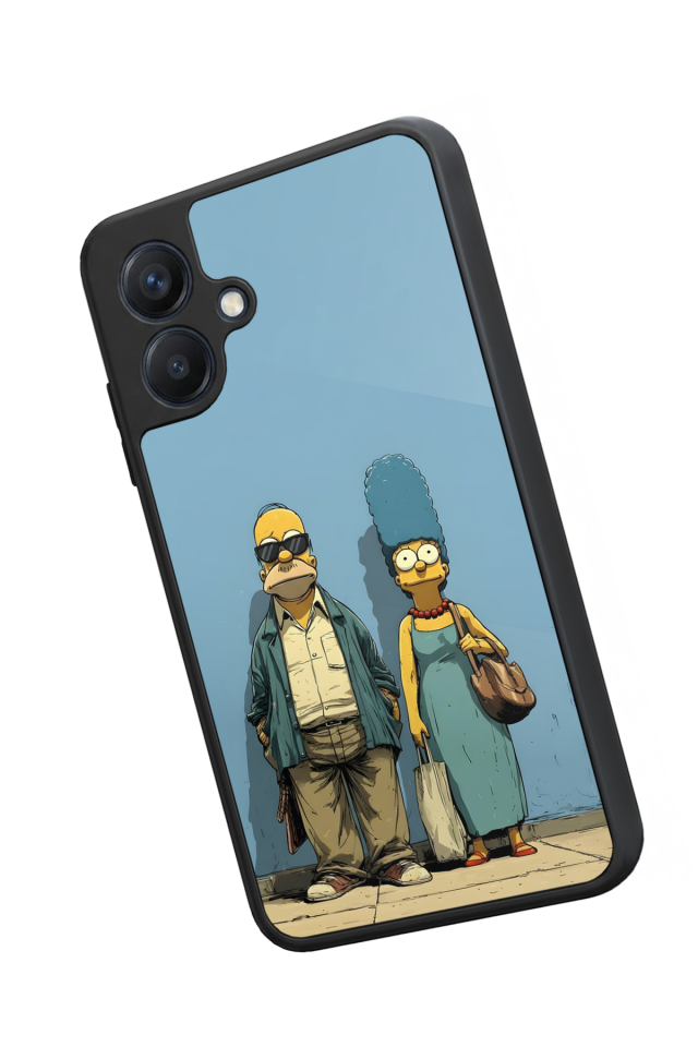 Samsung Galaxy A07 Uyumlu The Simpsons Tasarımlı Glossy Premium Kılıf