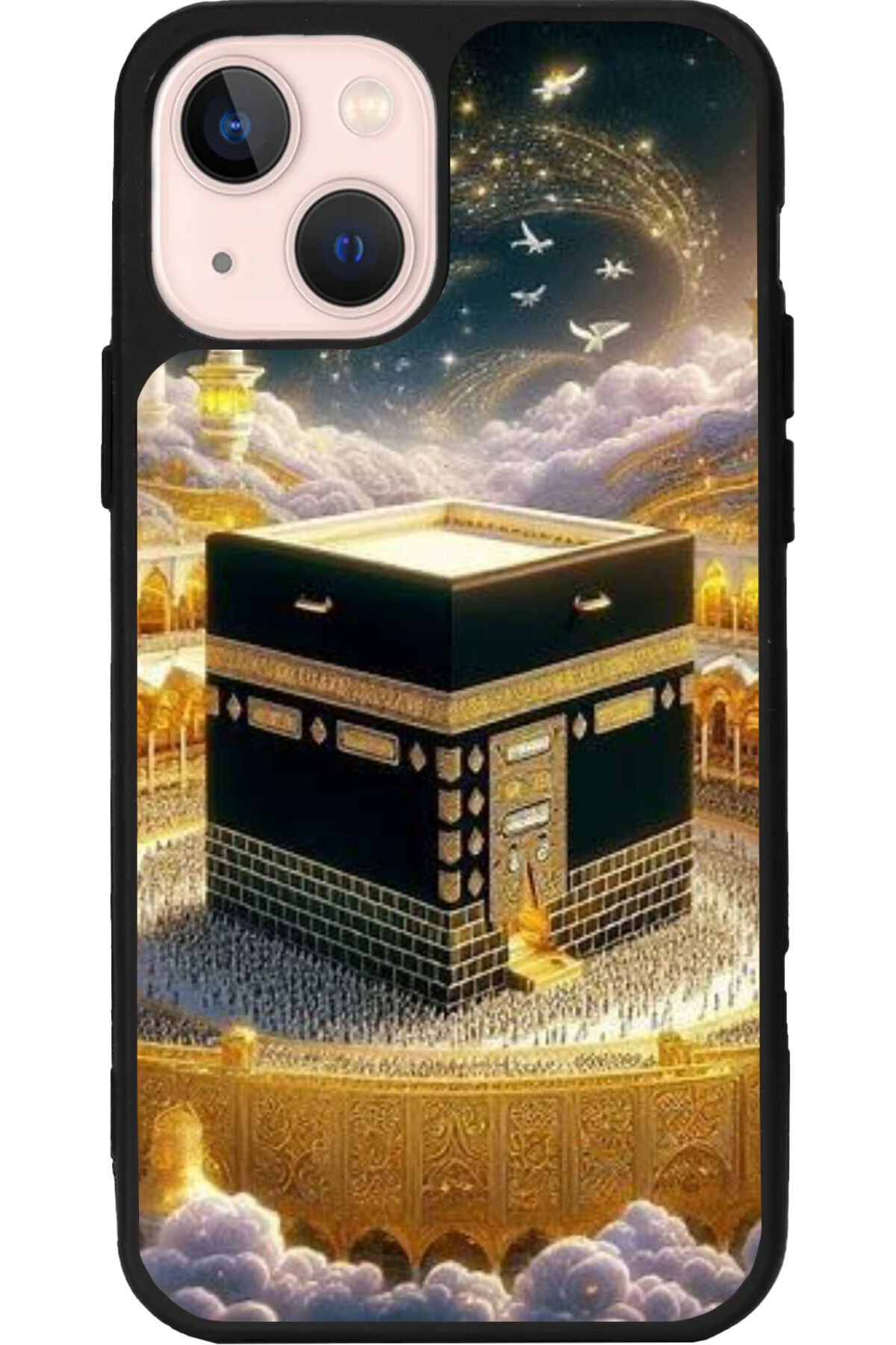 iPhone 13 Mat Siyah Uyumlu Kılıf – Yumuşak Silikon, Koruyucu, Şok Emici Kapak
