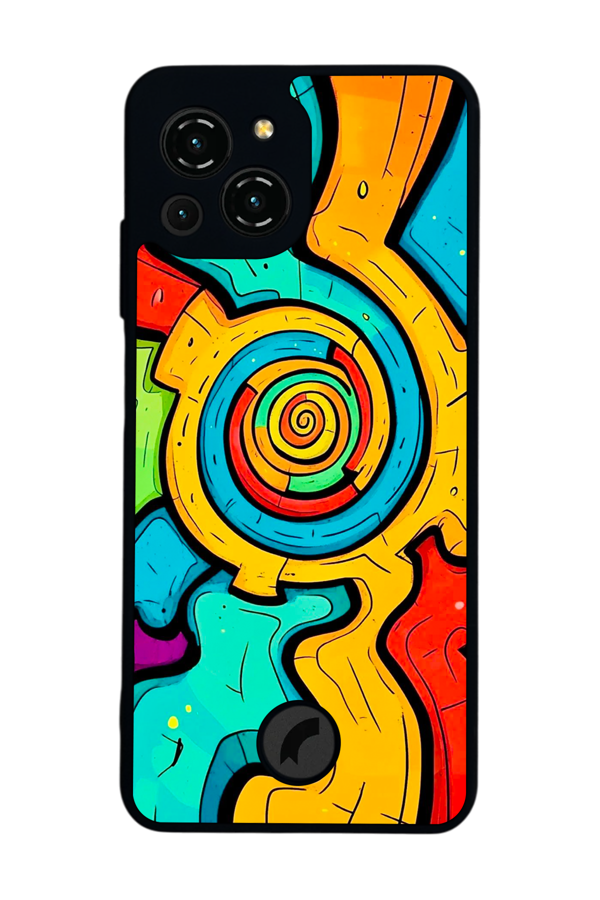 Reeder S23 Pro Max Uyumlu Abstract Tasarımlı Glossy Premium Kılıf