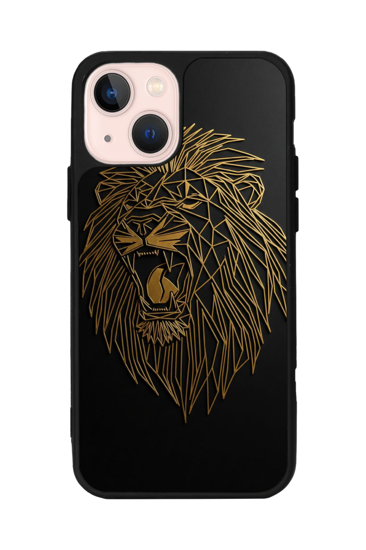 iPhone 15 Plus Uyumlu Aslan Tasarımlı Glossy Premium Kılıf