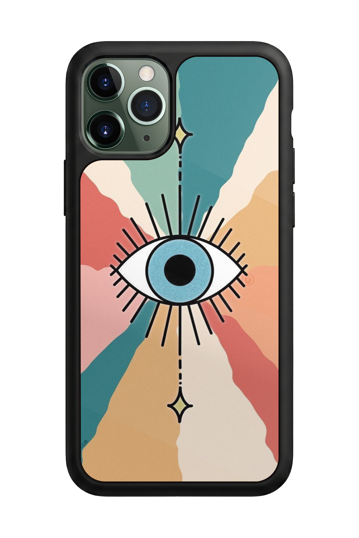 iPhone 11 Pro Uyumlu Göz Tasarımlı Glossy Premium Kılıf