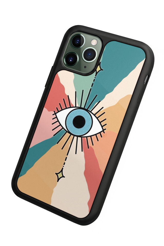 iPhone 11 Pro Uyumlu Göz Tasarımlı Glossy Premium Kılıf