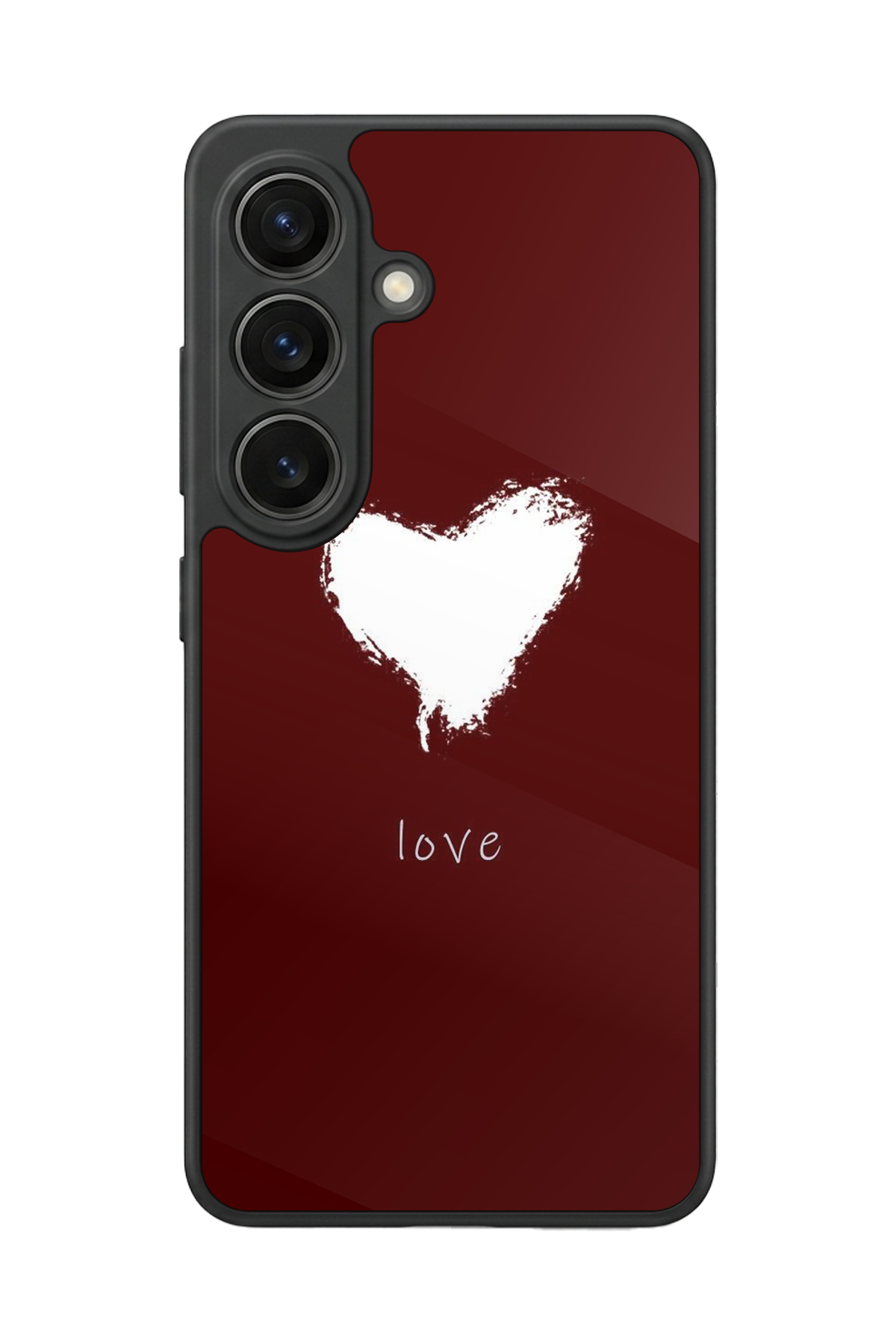 Samsung Galaxy S26 Uyumlu Kalp Love Tasarımlı Glossy Premium Kılıf