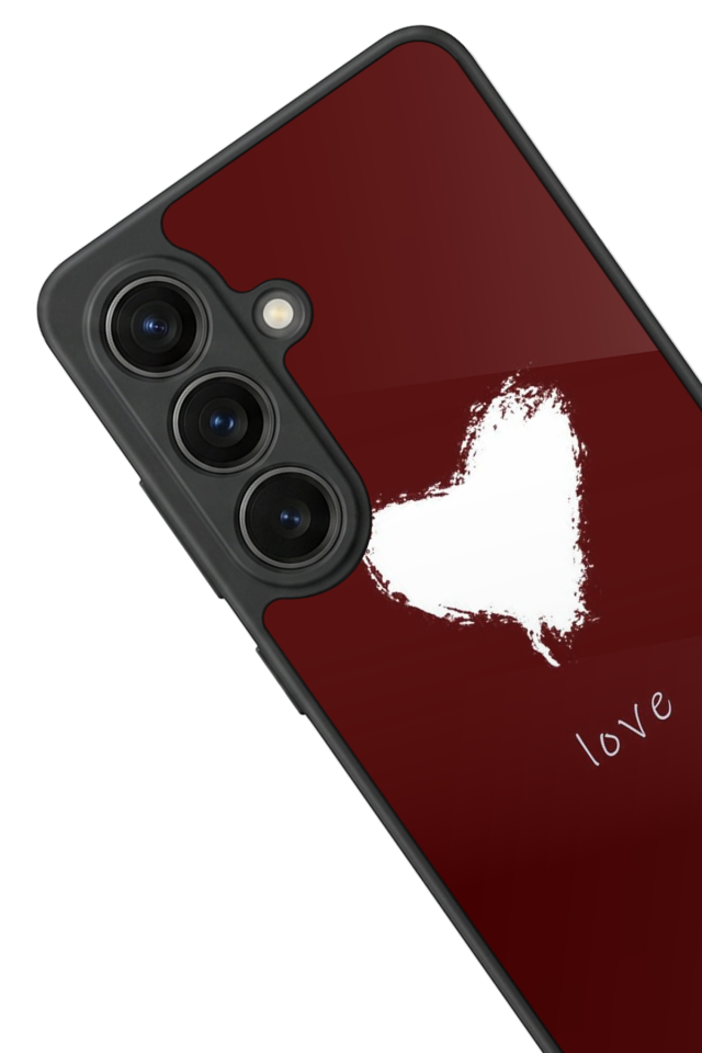Samsung Galaxy S26 Uyumlu Kalp Love Tasarımlı Glossy Premium Kılıf
