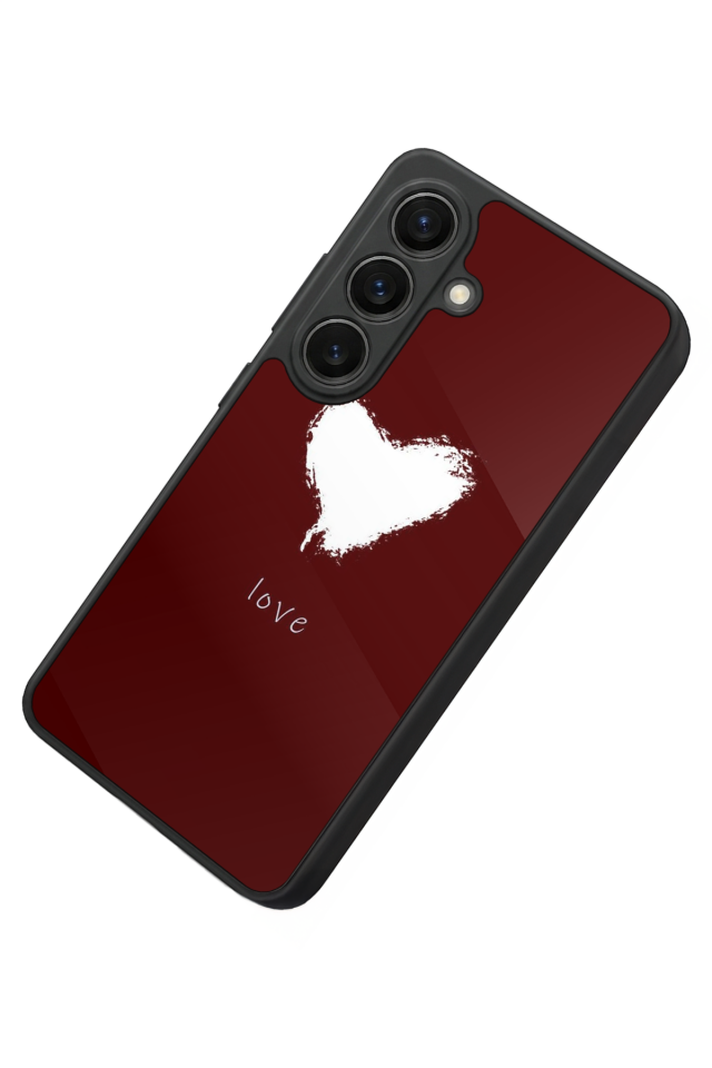 Samsung Galaxy S26 Uyumlu Kalp Love Tasarımlı Glossy Premium Kılıf