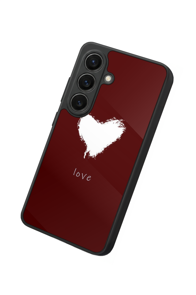 Samsung Galaxy S26 Uyumlu Kalp Love Tasarımlı Glossy Premium Kılıf