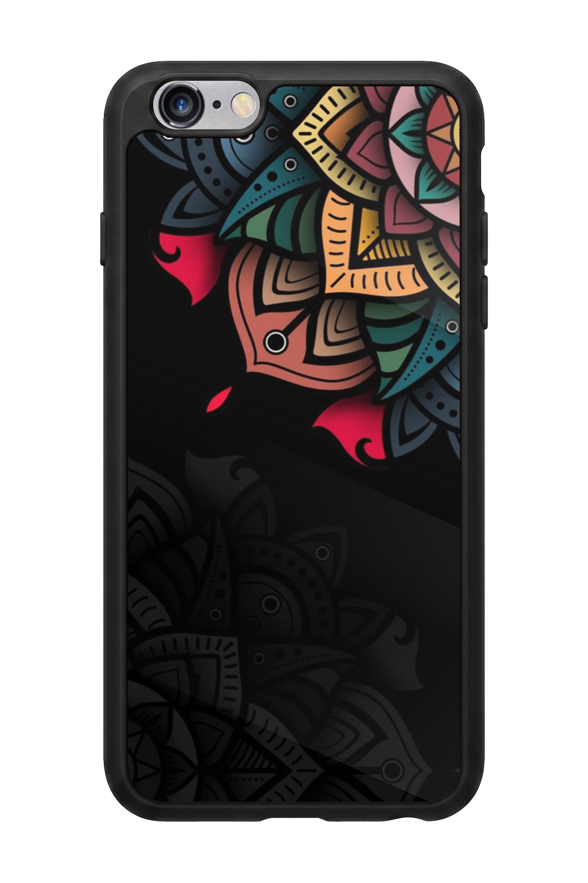 iPhone 6 Plus Uyumlu Mandala Tasarımlı Glossy Premium Kılıf