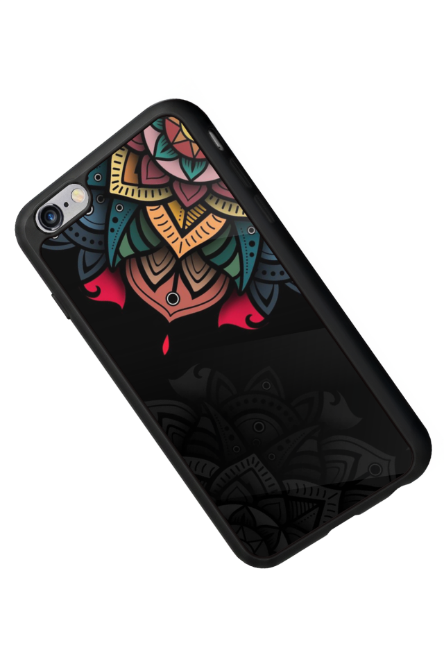 iPhone 6 Plus Uyumlu Mandala Tasarımlı Glossy Premium Kılıf